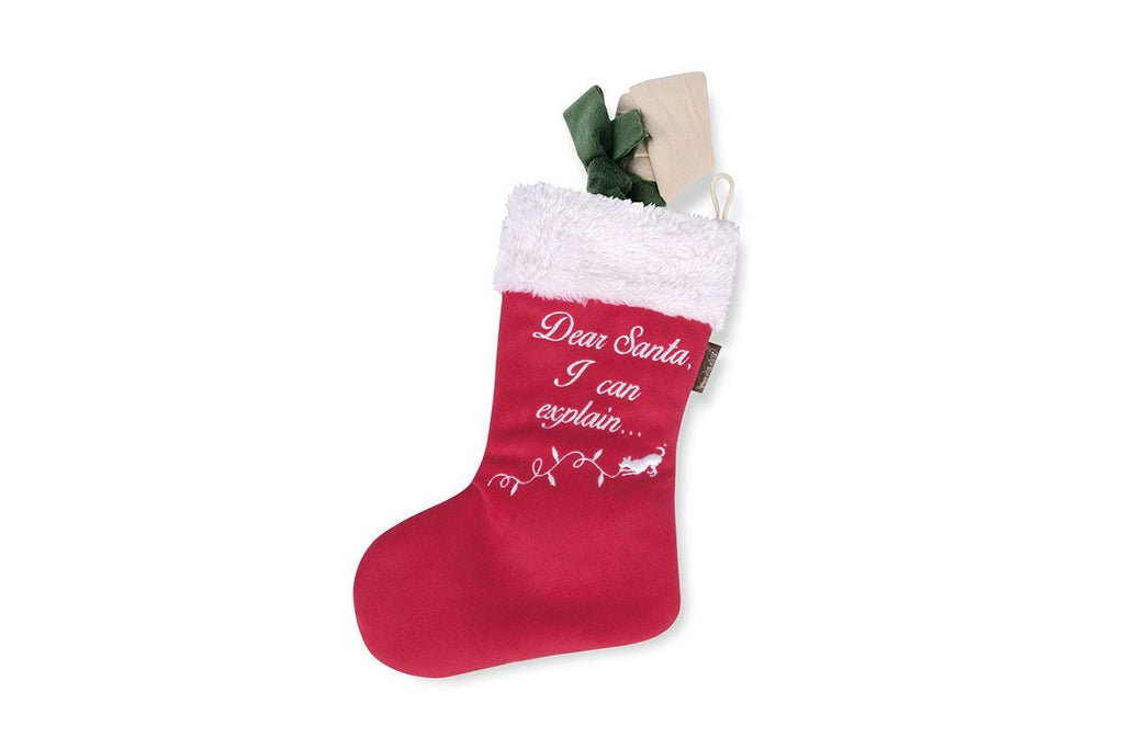 Merry Woofmas Good Dog Stocking & Bone 2 Piece Set