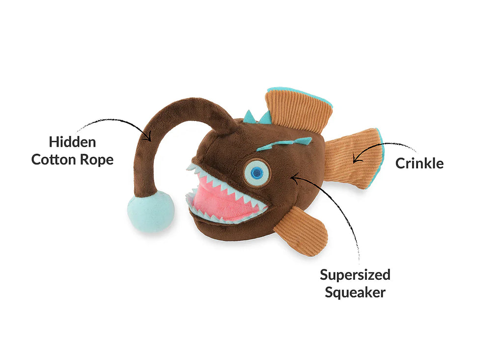 Ocean Buddies - Deep Sea Anglerfish - Dog Toys