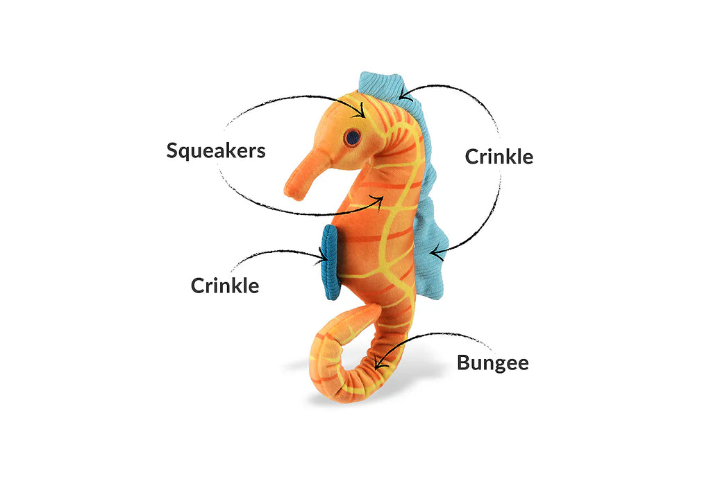 Ocean Buddies - Deep Sea Seahorse - Dog Toys