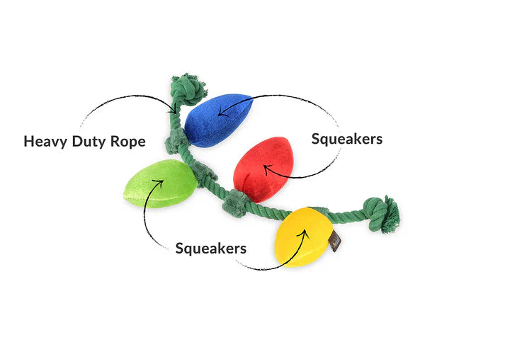 Home for Holiday - Holiday Lights - Christmas - Dog Toys