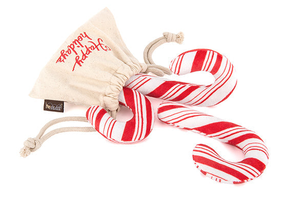 Christmas Candy Canes Plush Toy