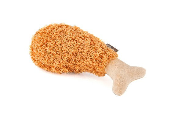 Fried Chicken Plush Dog Toy