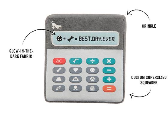 Back To School Doggie Digits Calculator Plush Dog Toy