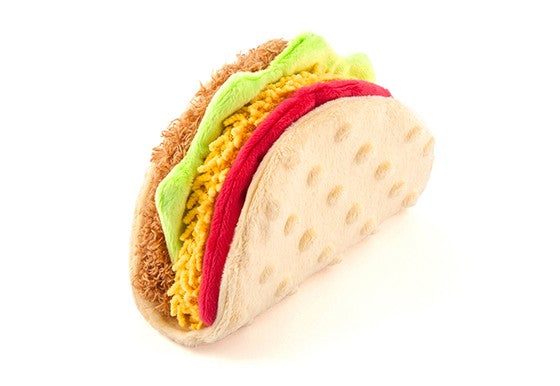 Taco Plush Dog Toy